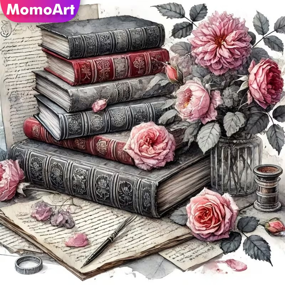 Resin Art Guide Book - Momoart Diamond Painting Book Landscape DIY