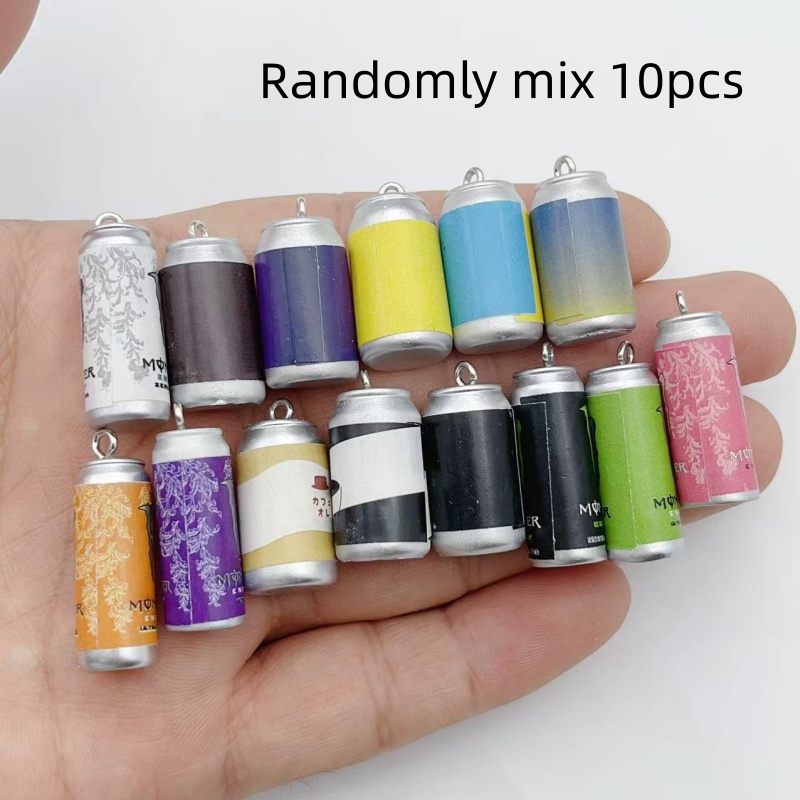 Resin Art Store - 10Pcs Mini Simulation Beverage Can Resin