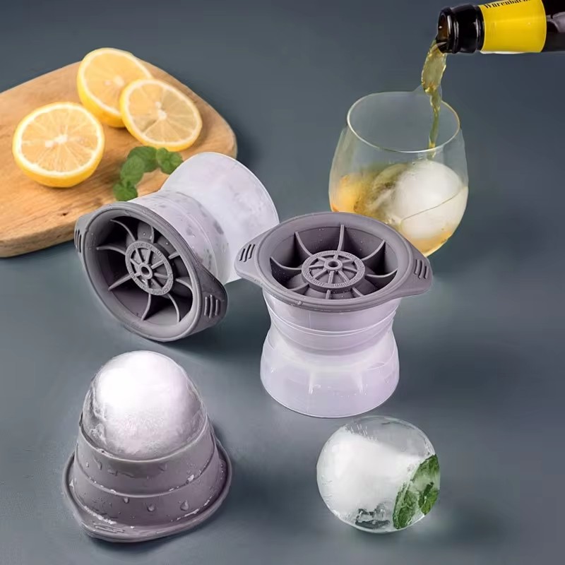 Silicone Mold Ocean - 2PCS Silicone Spherical Ice Cube Mold