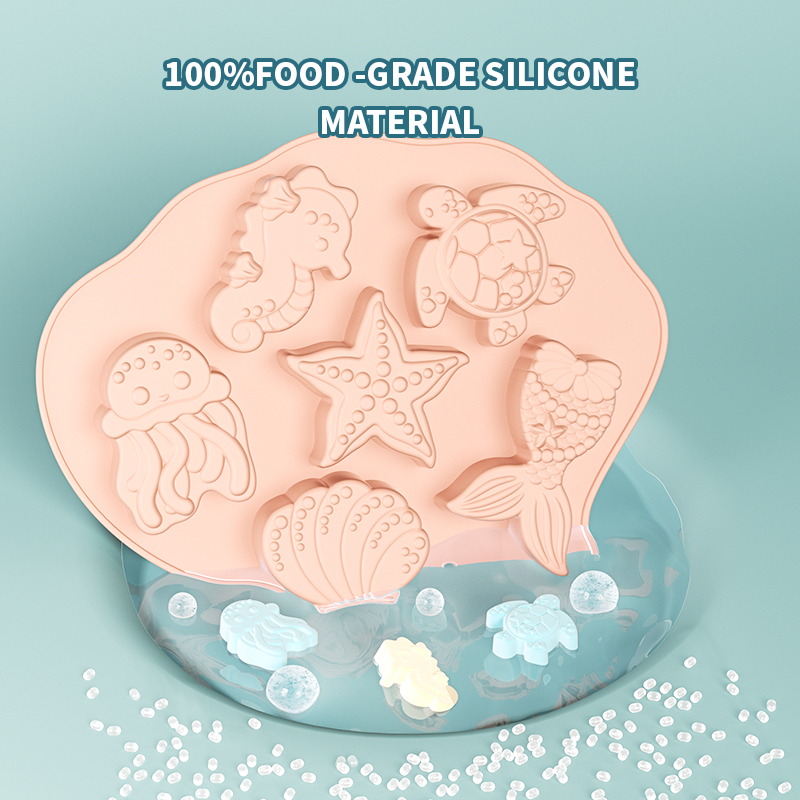 Ocean Fondant Silicone Mold Sh - огляд і ціна Silicone Mold Ocean