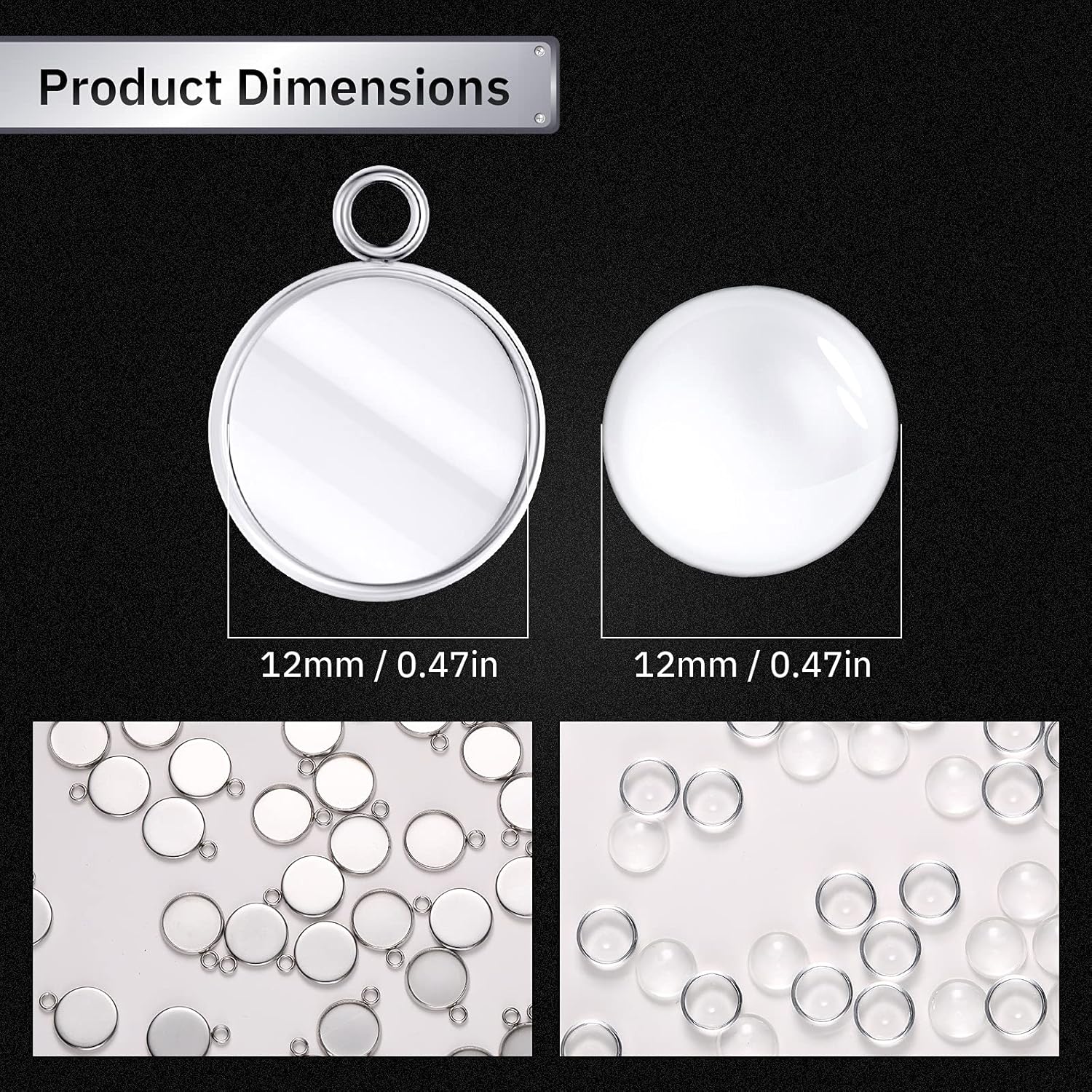 20 Pieces Stainless Steel Roun - огляд і ціна Resin Art Store