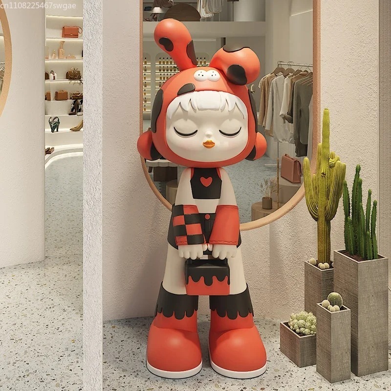 Art Cartoon Girl Statue Indoor - огляд і ціна Resin Art Store