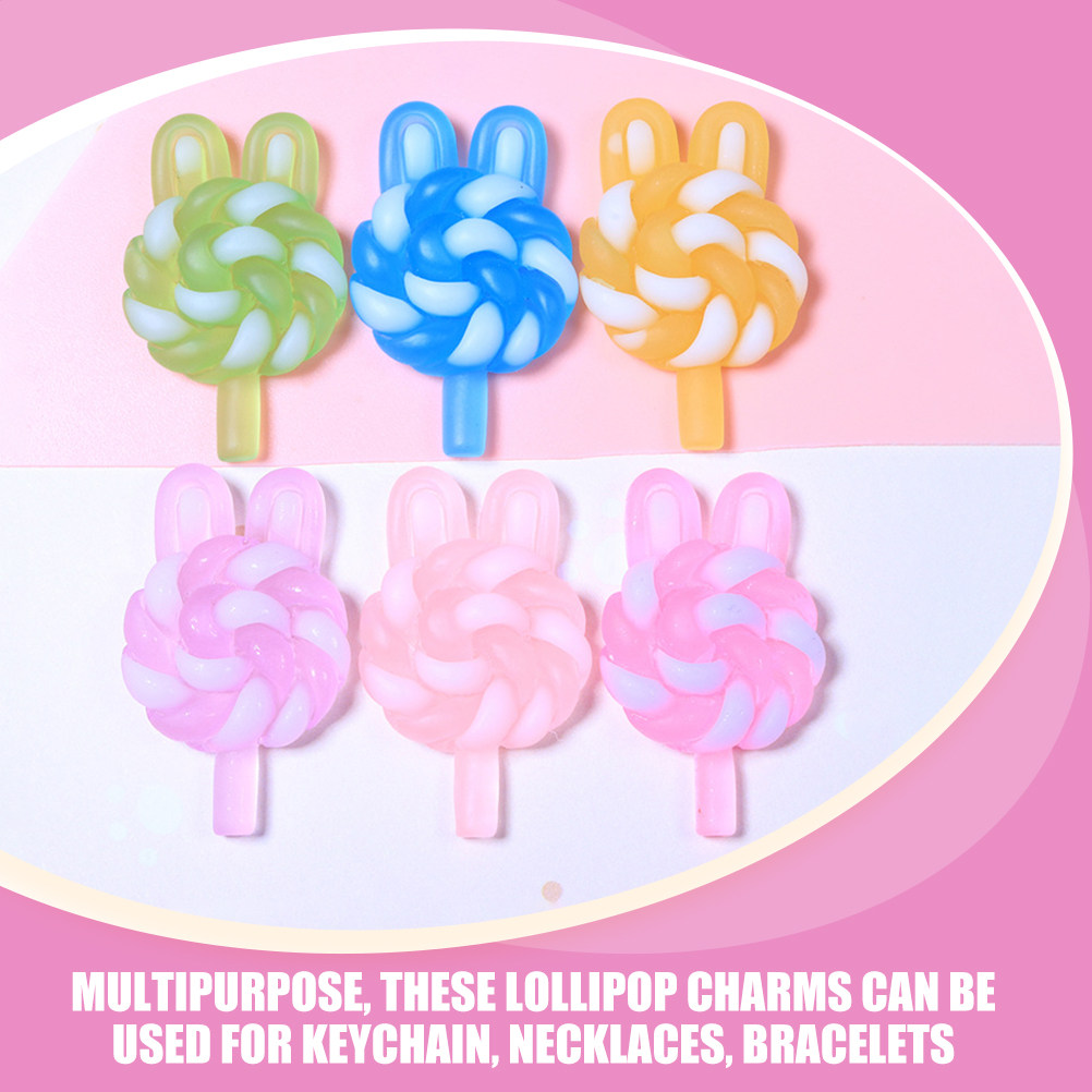 24Pcs Cute Cartoon Lollipop Ch - огляд і ціна Resin Art Store