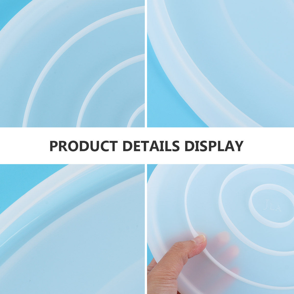 1Pcs Round Silicone Plate Mold - огляд і ціна Resin Art Coasters