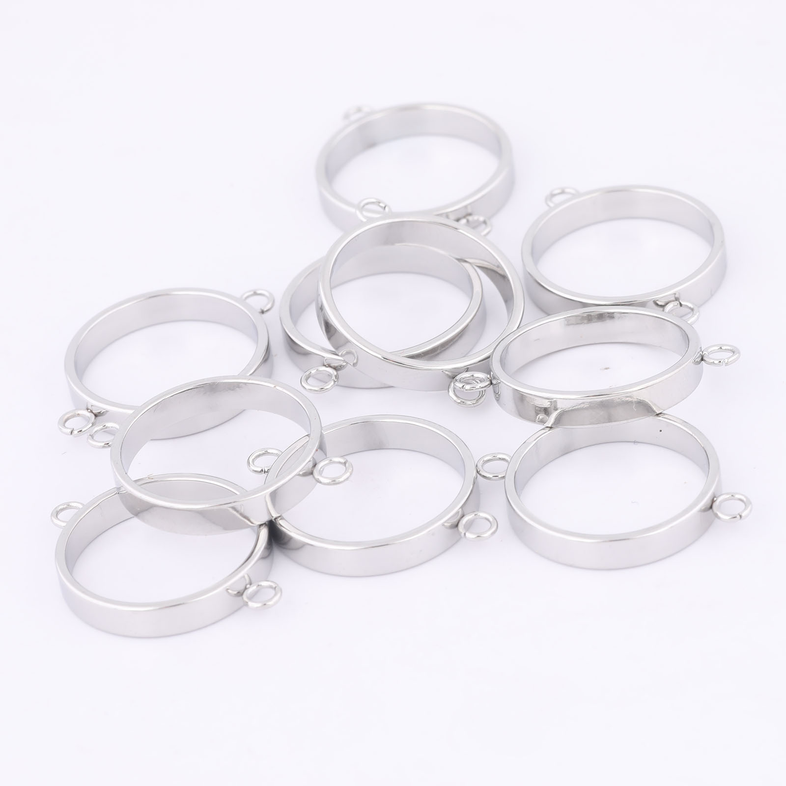 10pcs Stainless Steel 14mm Ope - огляд і ціна Resin Art Store