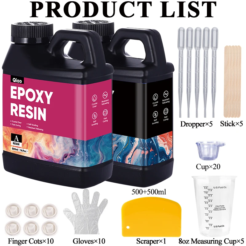 500ml 1000ml Easy Mixing Epoxy - огляд і ціна Resin Art Easy