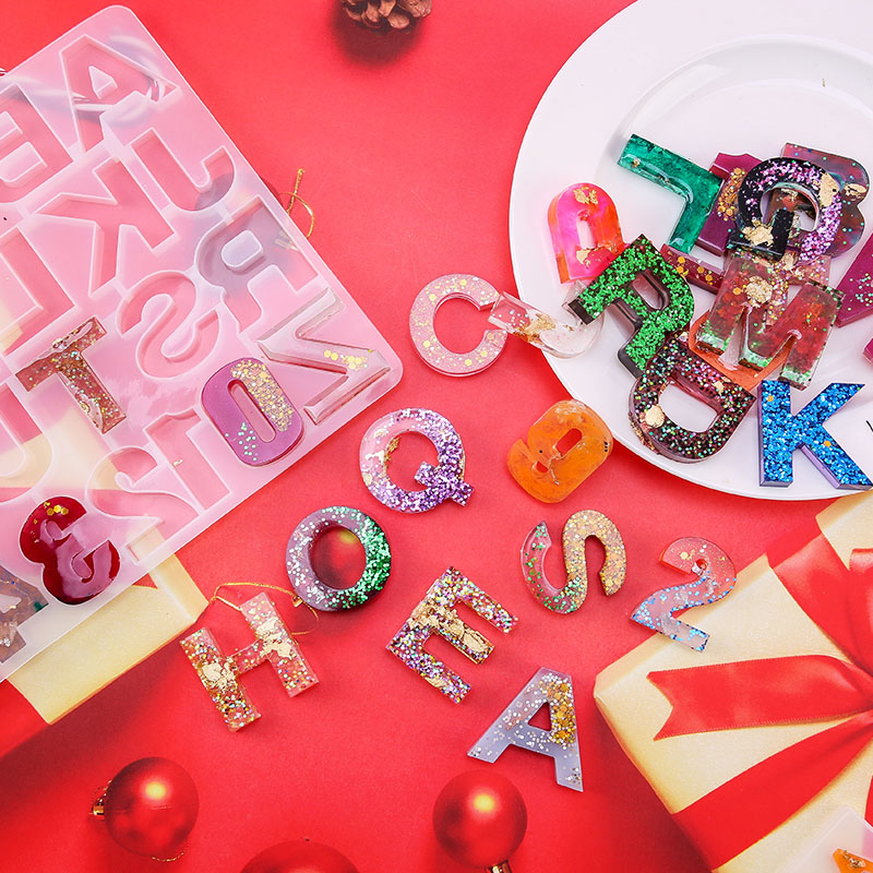 Alphabet Epoxy Resin Mold Kit  - огляд і ціна Resin Art Alphabet
