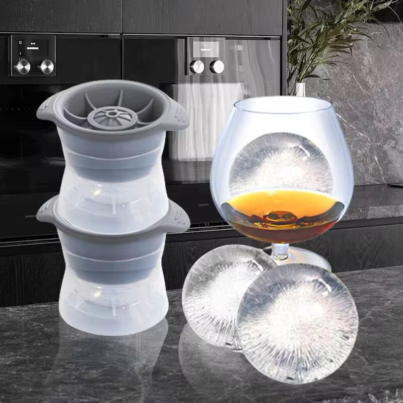 2PCS Silicone Spherical Ice Cu - огляд і ціна Silicone Mold Ocean