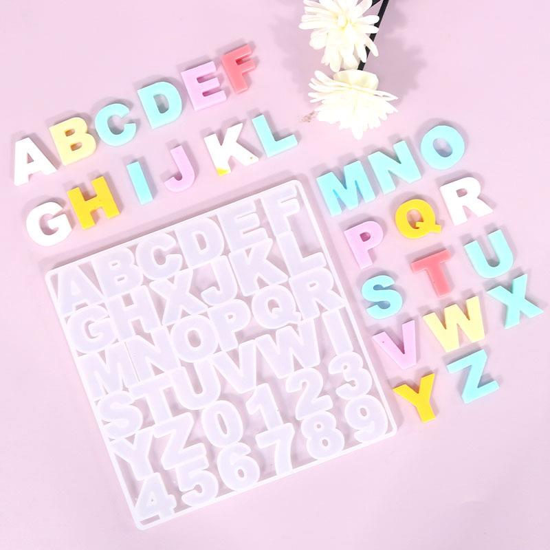 Alphabet Epoxy Resin Silicone  - огляд і ціна Resin Art Alphabet