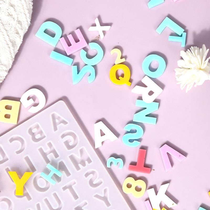 Alphabet Epoxy Resin Silicone  - огляд і ціна Resin Art Alphabet