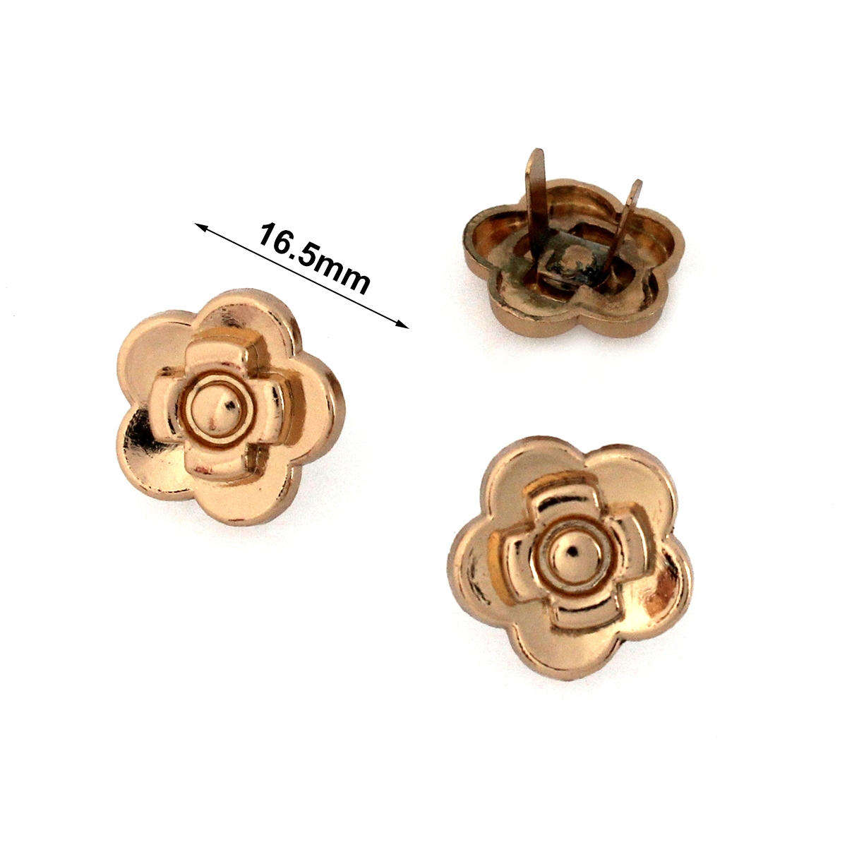 2pcs Metal Rose Flower Shape B - огляд і ціна Resin Art Ring
