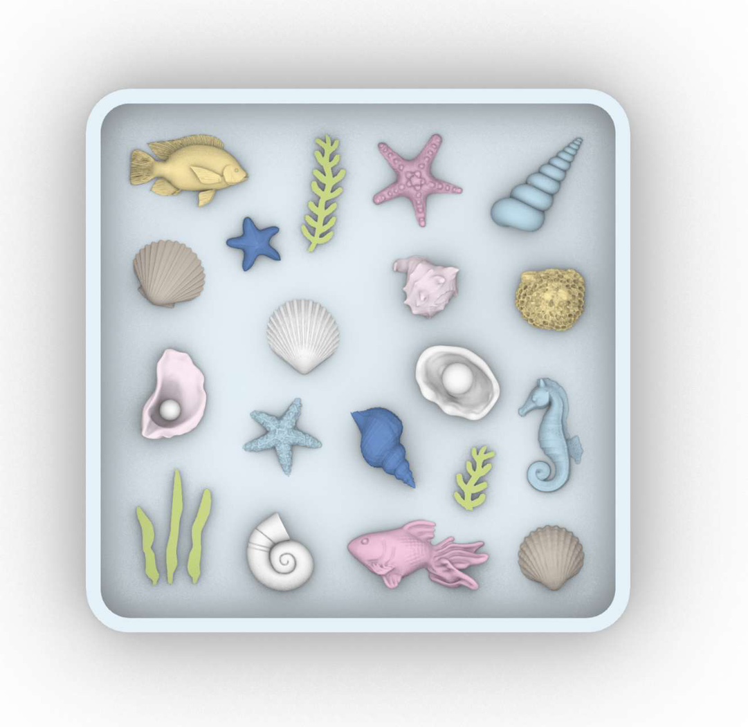 3D Ocean Accessories Resin Cas - огляд і ціна Silicone Mold Ocean
