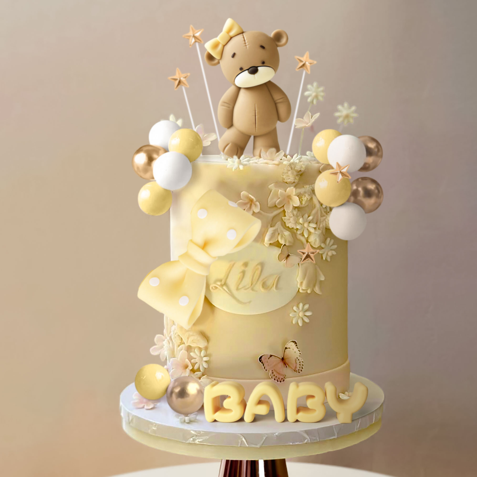 LaVenty Pink Bear Cake Decorat - огляд і ціна Resin Art Alphabet