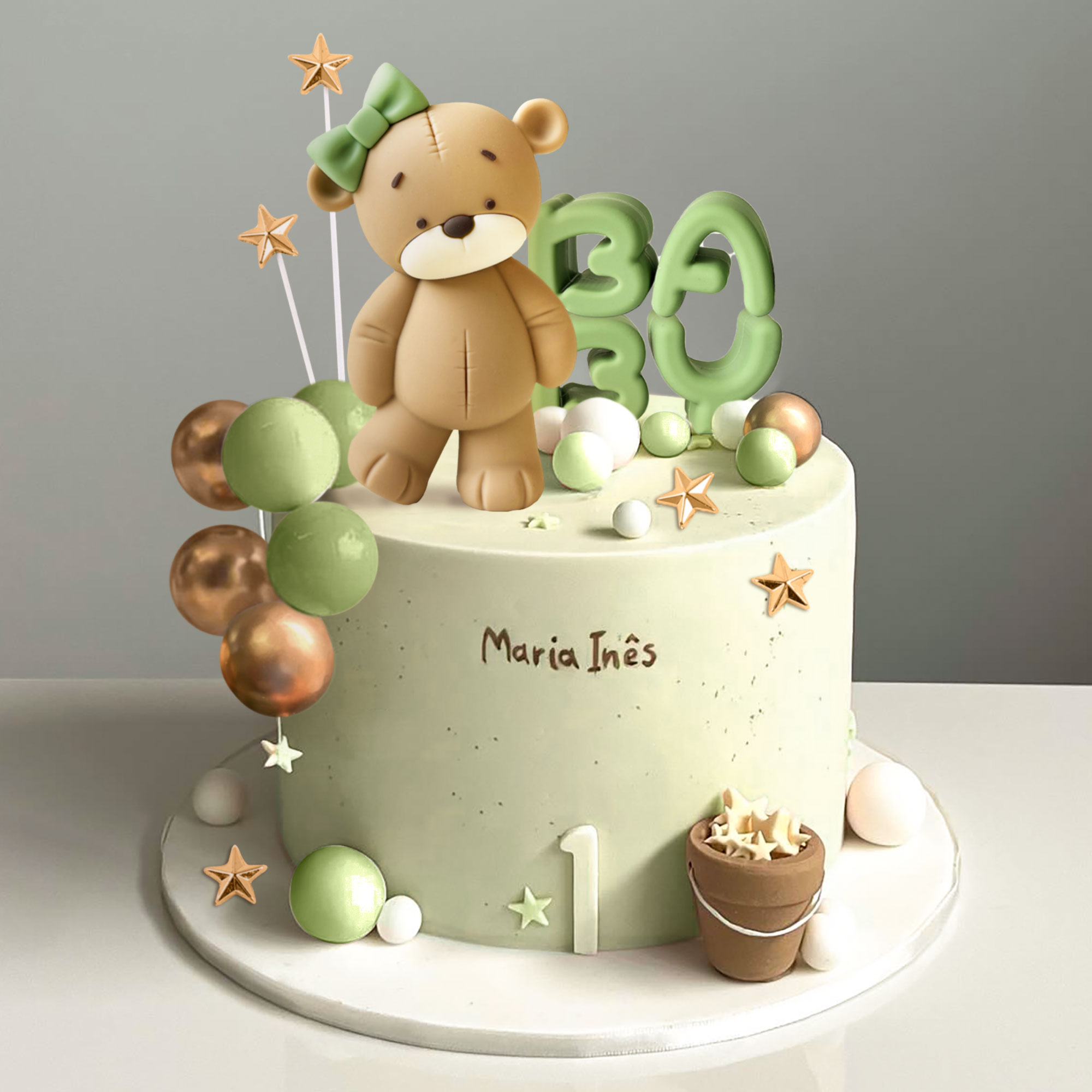 LaVenty Pink Bear Cake Decorat - огляд і ціна Resin Art Alphabet