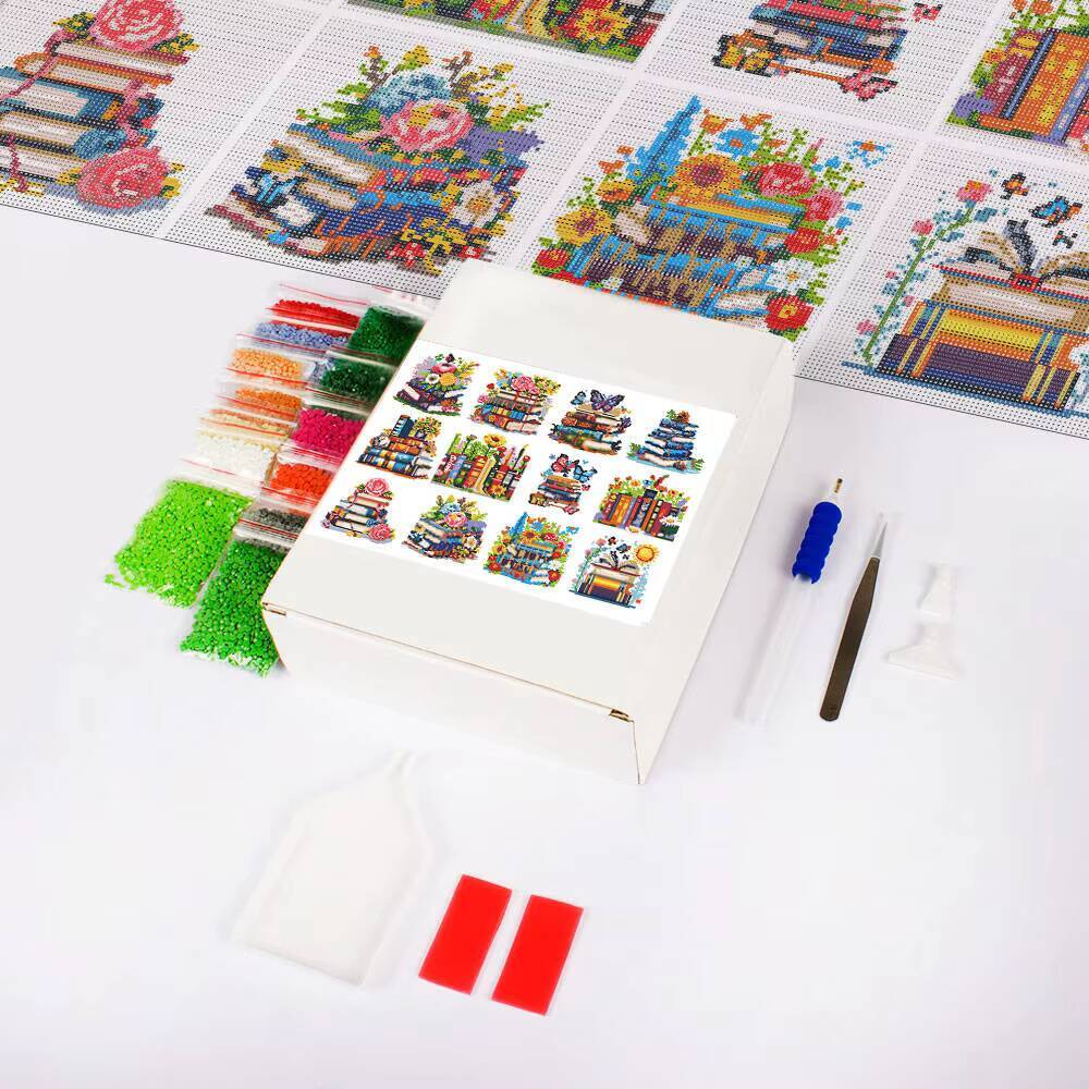 HUACAN 12pcs Landscape Mini Di - огляд і ціна Resin Art Guide Book