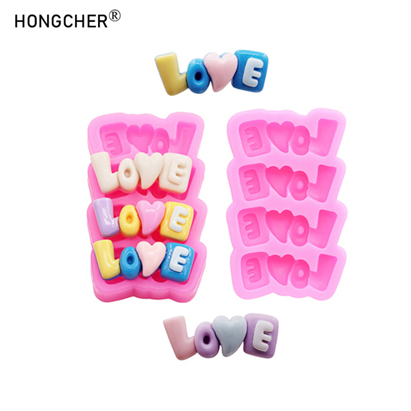 LOVE Letters Silicone Mold DIY - огляд і ціна Resin Art Alphabet