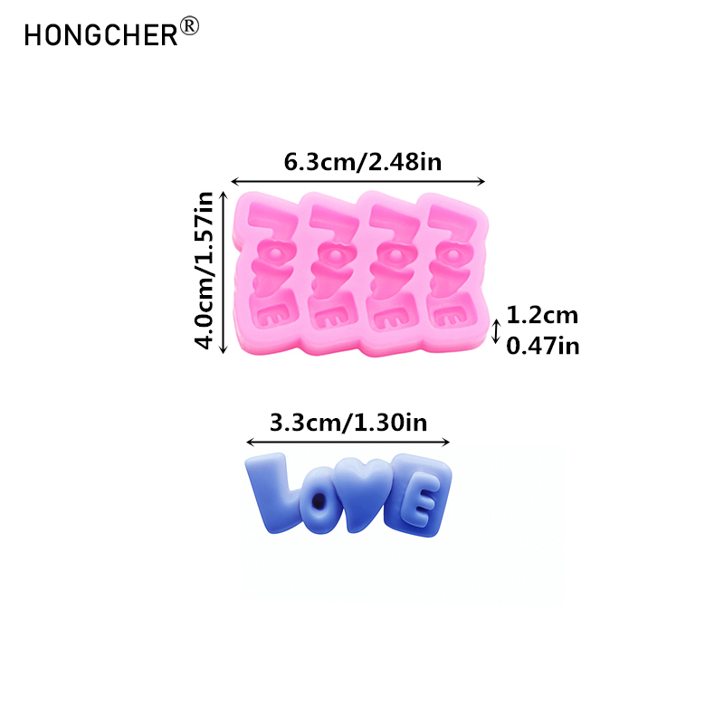 LOVE Letters Silicone Mold DIY - огляд і ціна Resin Art Alphabet