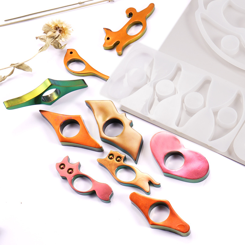 DIY Crystal Mirror Silicone Mo - огляд і ціна Resin Art Guide Book