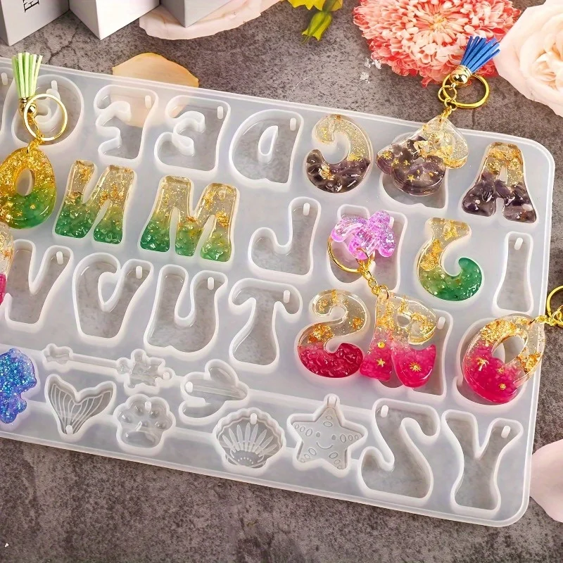 Silicone Resin Casting Molds S - огляд і ціна Resin Art Alphabet