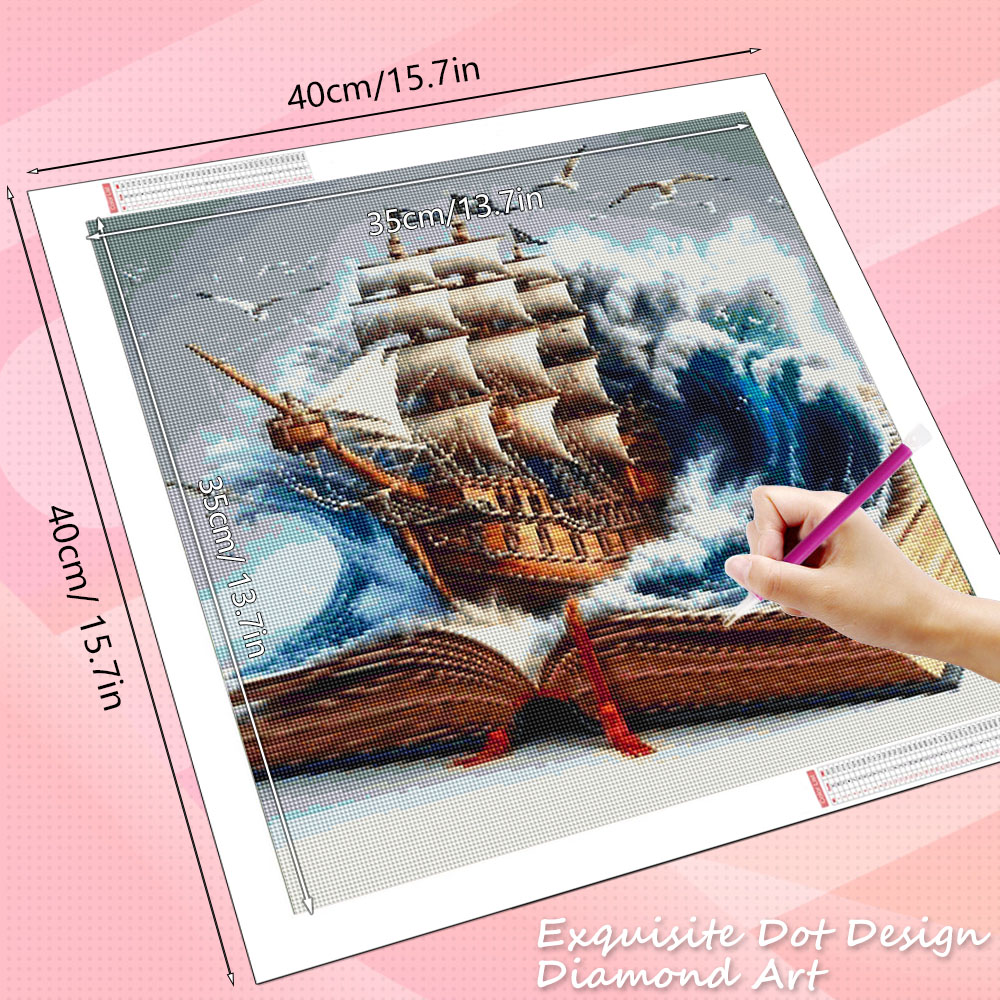HUACAN Diamond Mosaic 5d Sea L - огляд і ціна Resin Art Guide Book