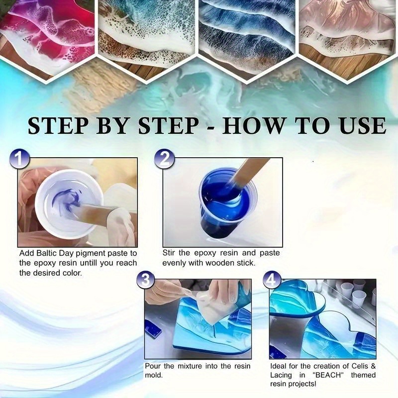 24 Colors/8 Colors 5g 0.18oz P - огляд і ціна Resin Art Coasters