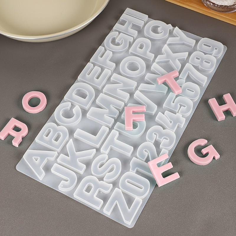 Letter A To Z Pendants Silicon - огляд і ціна Resin Art Alphabet
