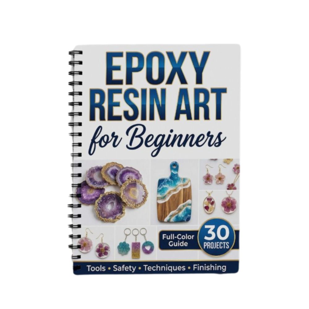 Step-by-Step Epoxy Resin Art H - огляд і ціна Resin Art Guide Book