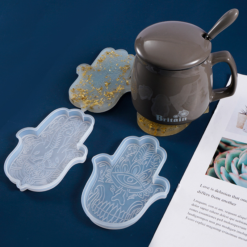 1 Pcs DIY Coaster Hand of Fati - огляд і ціна Resin Art Coasters