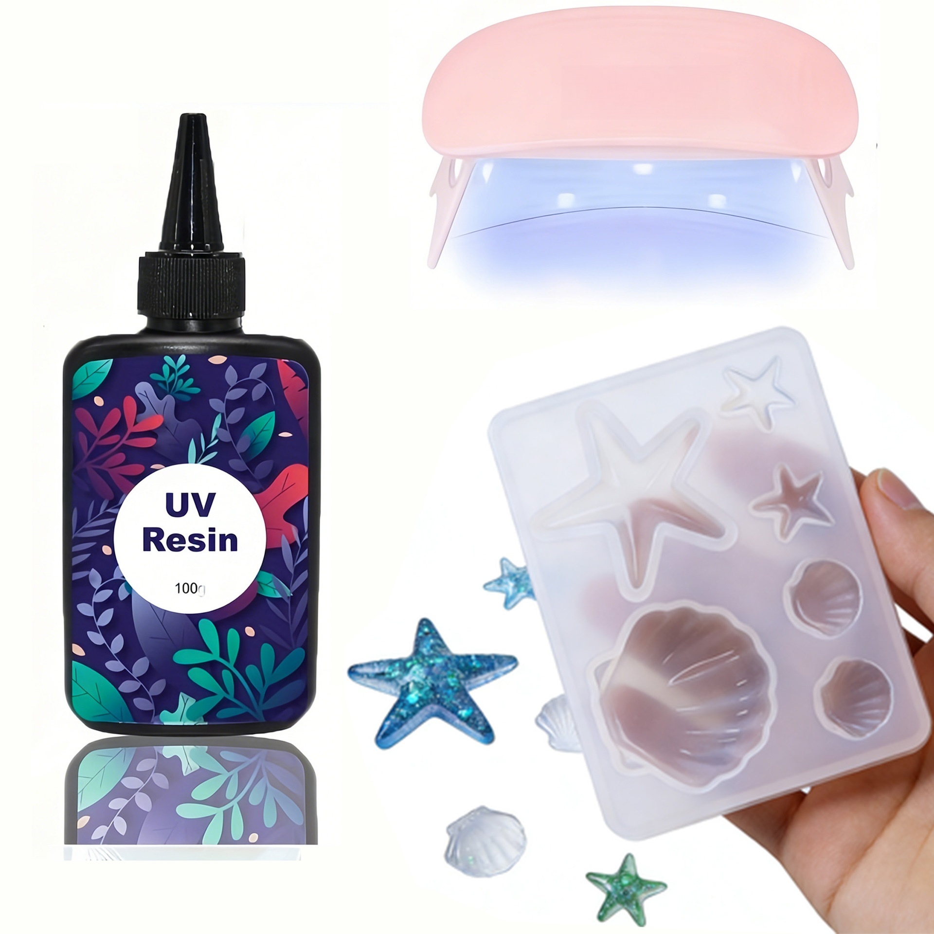DIY Ocean Theme Crystal Epoxy  - огляд і ціна Silicone Mold Ocean