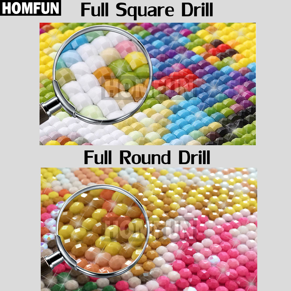 HOMFUN Full Square/Round Drill - огляд і ціна Resin Art Name