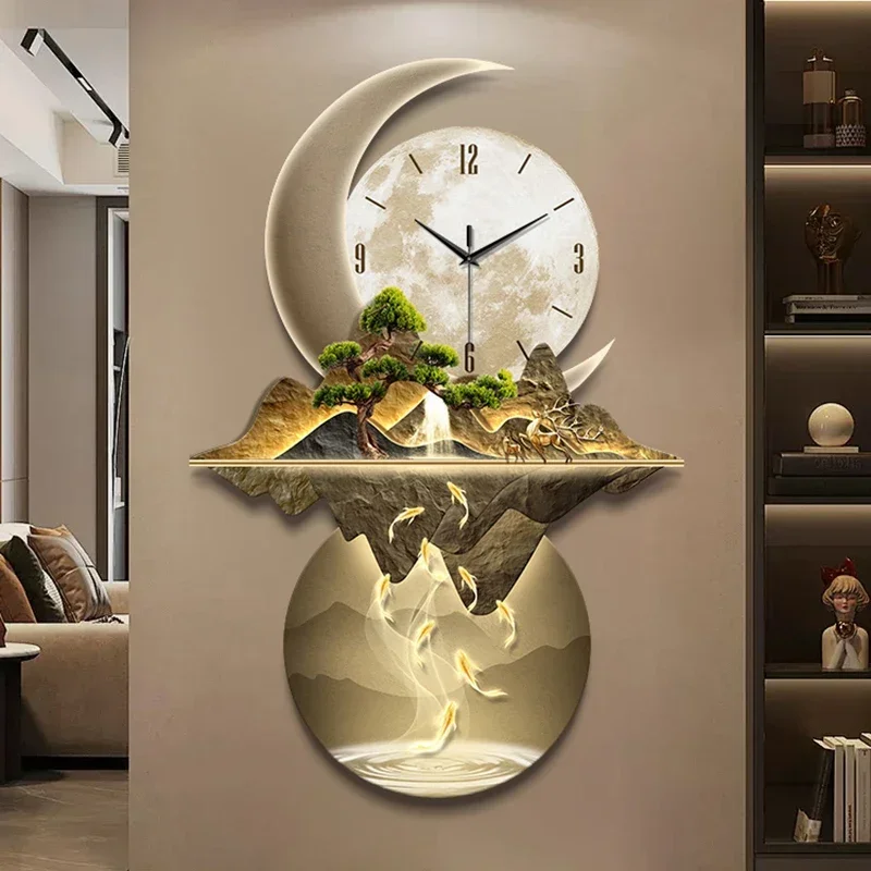 Art Mural Wall Clocks Led Mode - огляд і ціна Resin Art Watch