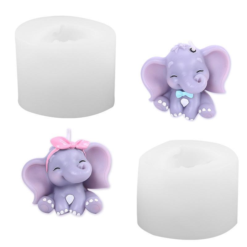 Cute 3D Elephant Silicone Cand - огляд і ціна Resin Art Easy