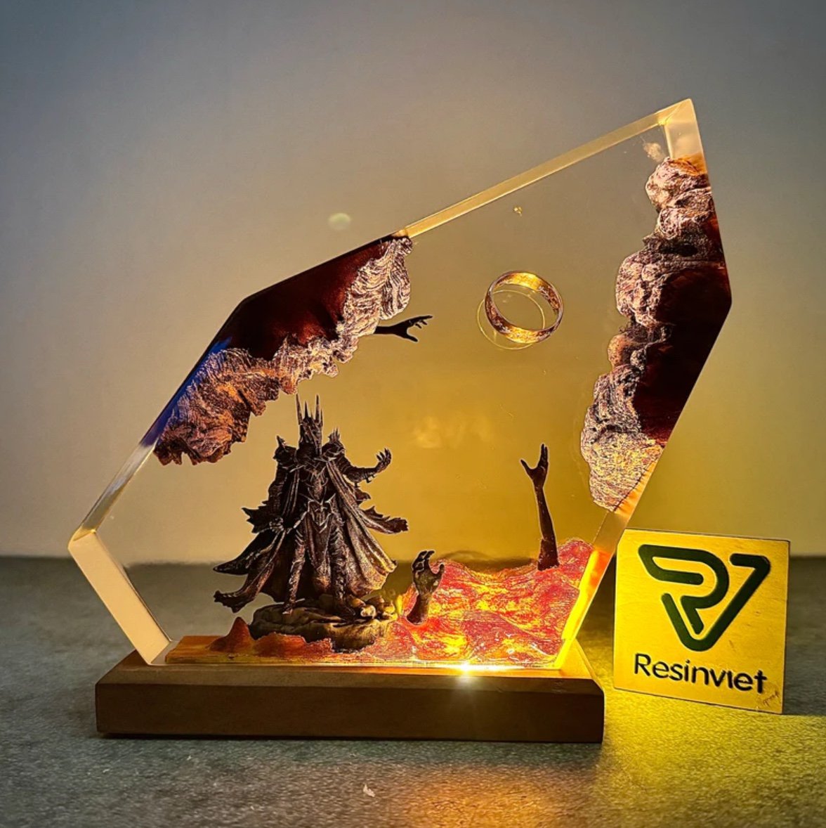 2026 New Demon Realm Organism  - огляд і ціна Resin Art Ring