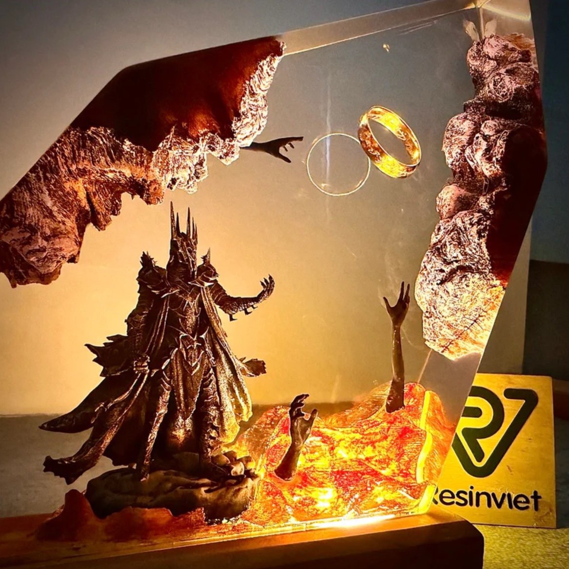 2026 New Demon Realm Organism  - огляд і ціна Resin Art Ring