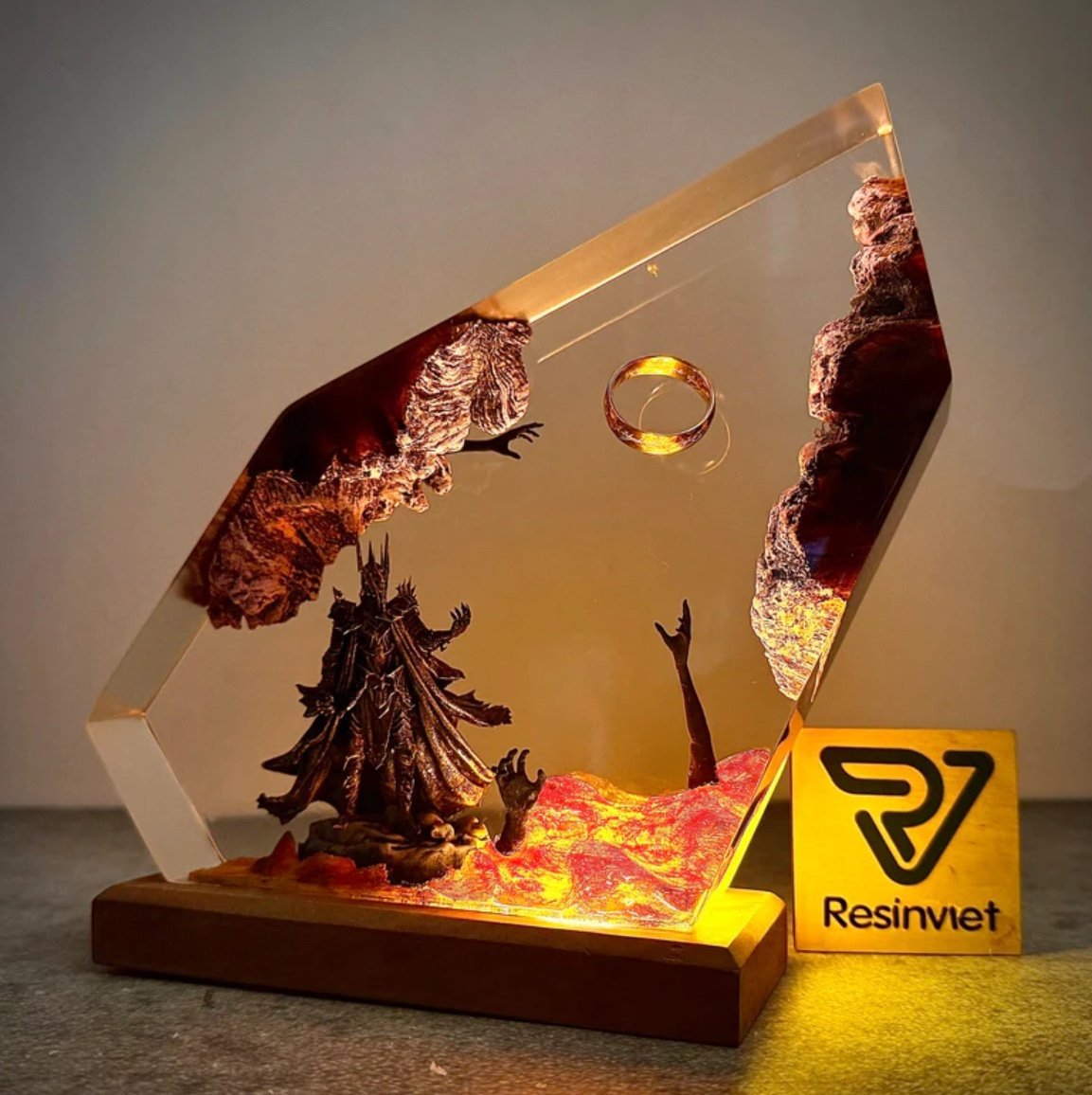 2026 New Demon Realm Organism  - огляд і ціна Resin Art Ring