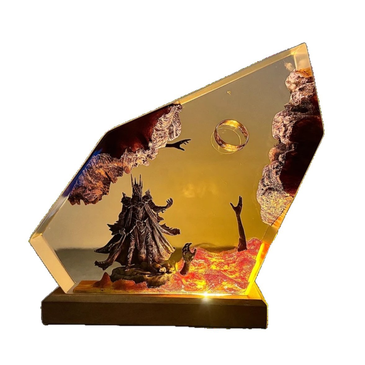 2026 New Demon Realm Organism  - огляд і ціна Resin Art Ring