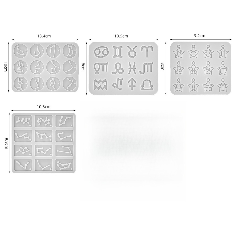 4styles Simple Multipurpose 12 - огляд і ціна Resin Art Alphabet