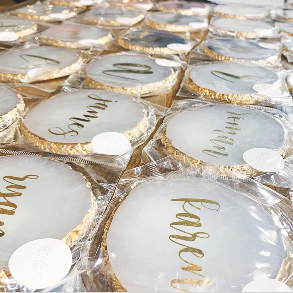 Custom Resin Agate Coasters We - огляд і ціна Resin Art Name