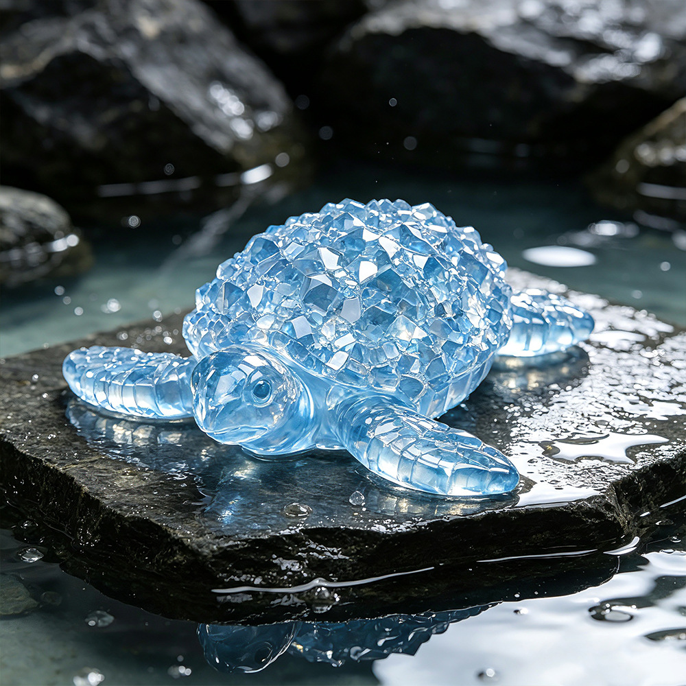 Diamond Cut Healing Sea Turtle - огляд і ціна Silicone Mold Ocean