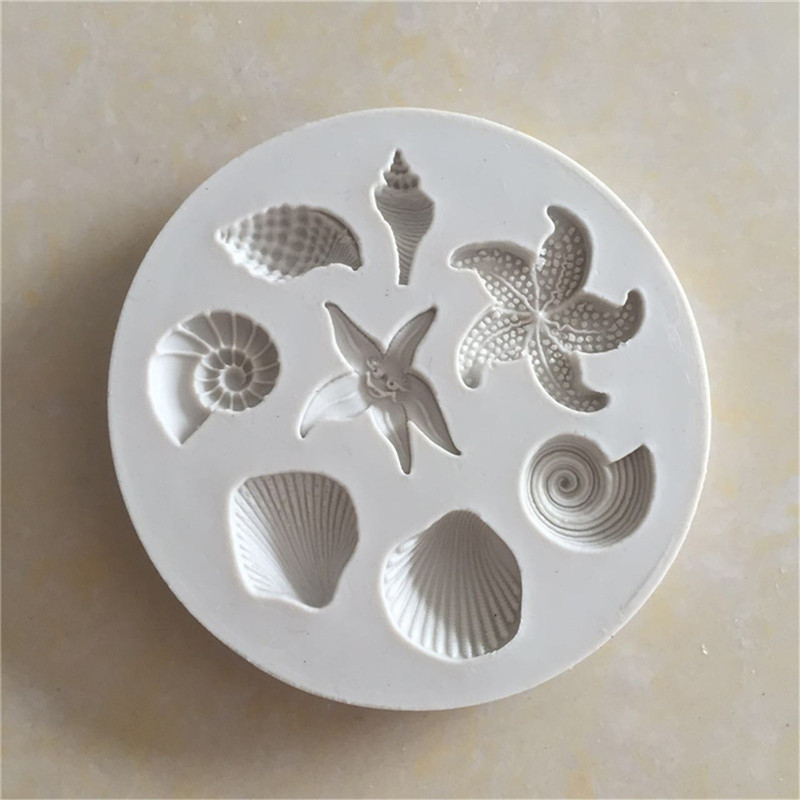 New【Ocean Biological Conch Sea - огляд і ціна Silicone Mold Ocean