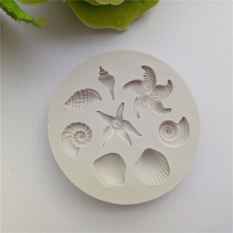New【Ocean Biological Conch Sea - огляд і ціна Silicone Mold Ocean