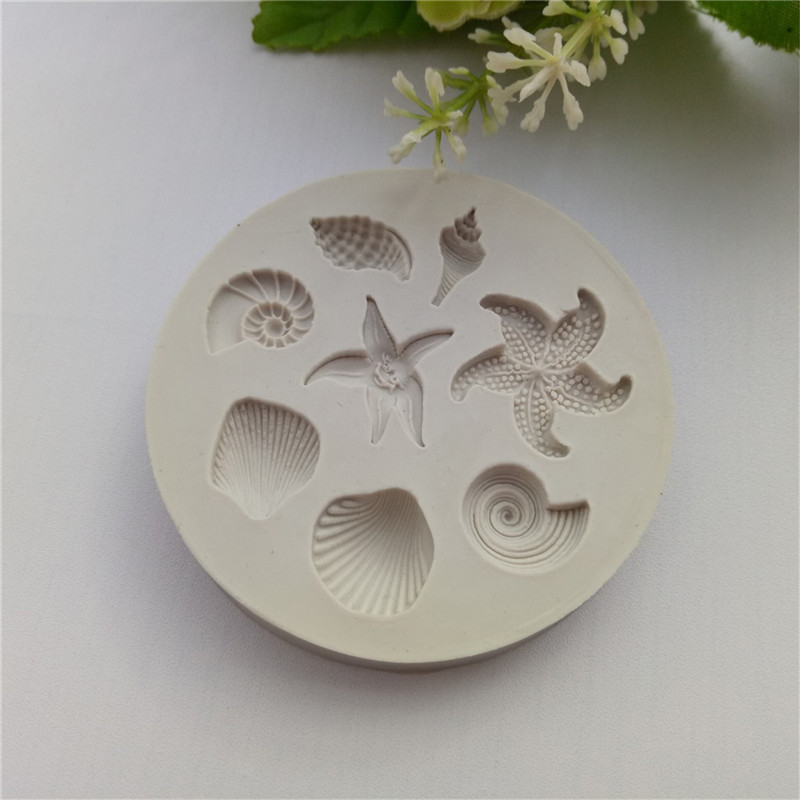New【Ocean Biological Conch Sea - огляд і ціна Silicone Mold Ocean