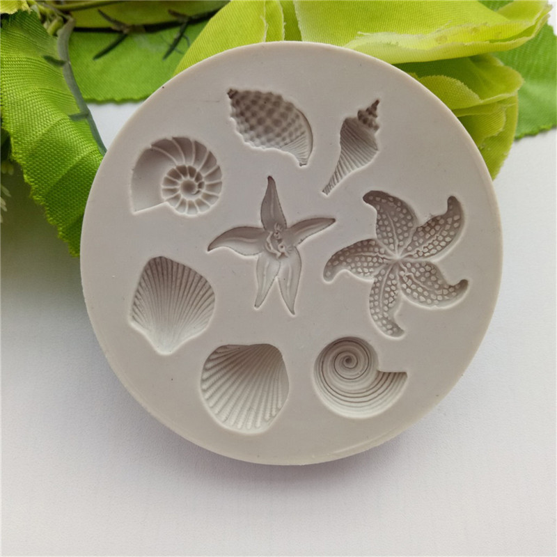 New【Ocean Biological Conch Sea - огляд і ціна Silicone Mold Ocean