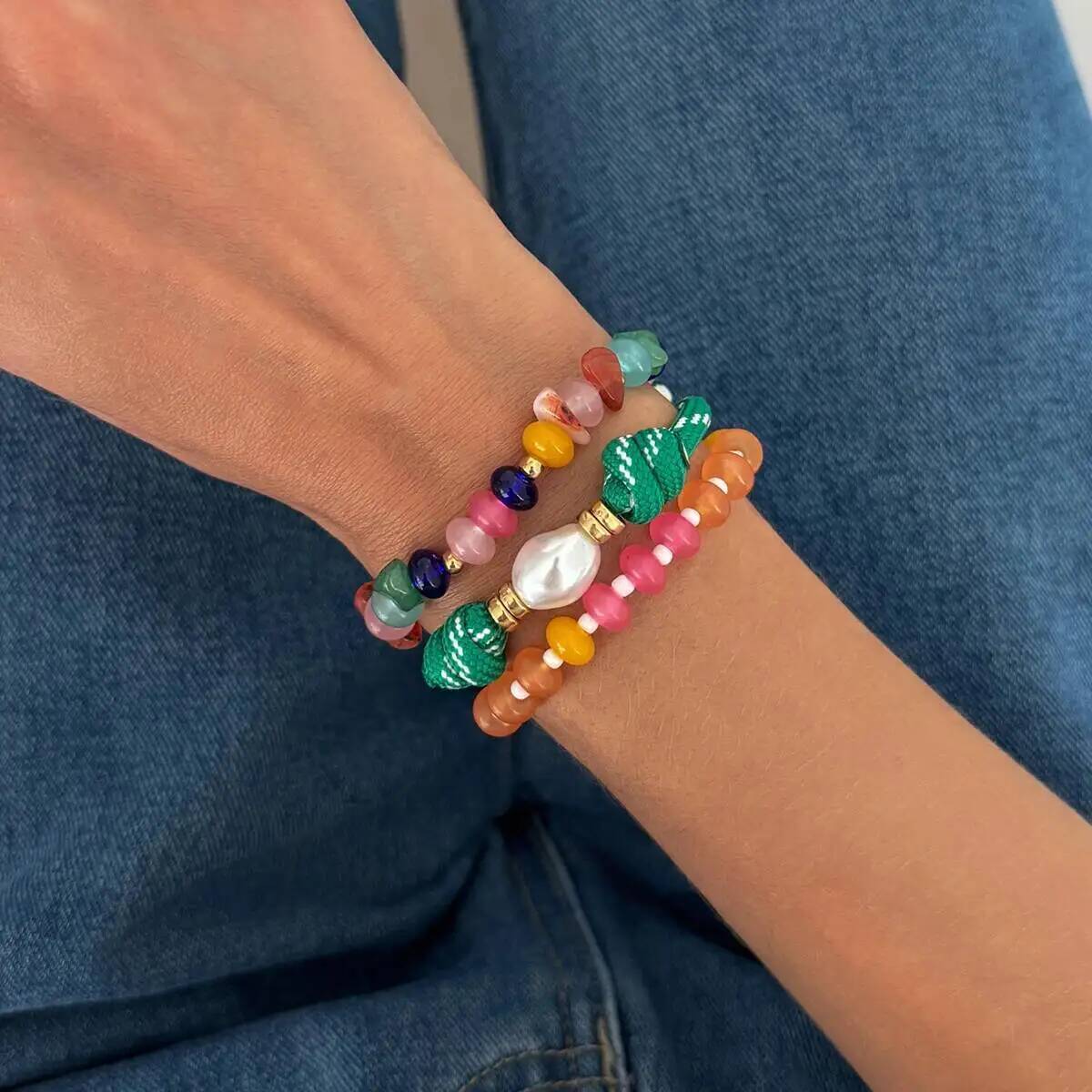 KunJoe 3Pcs/Set Colorful Multi - огляд і ціна Resin Art Watch