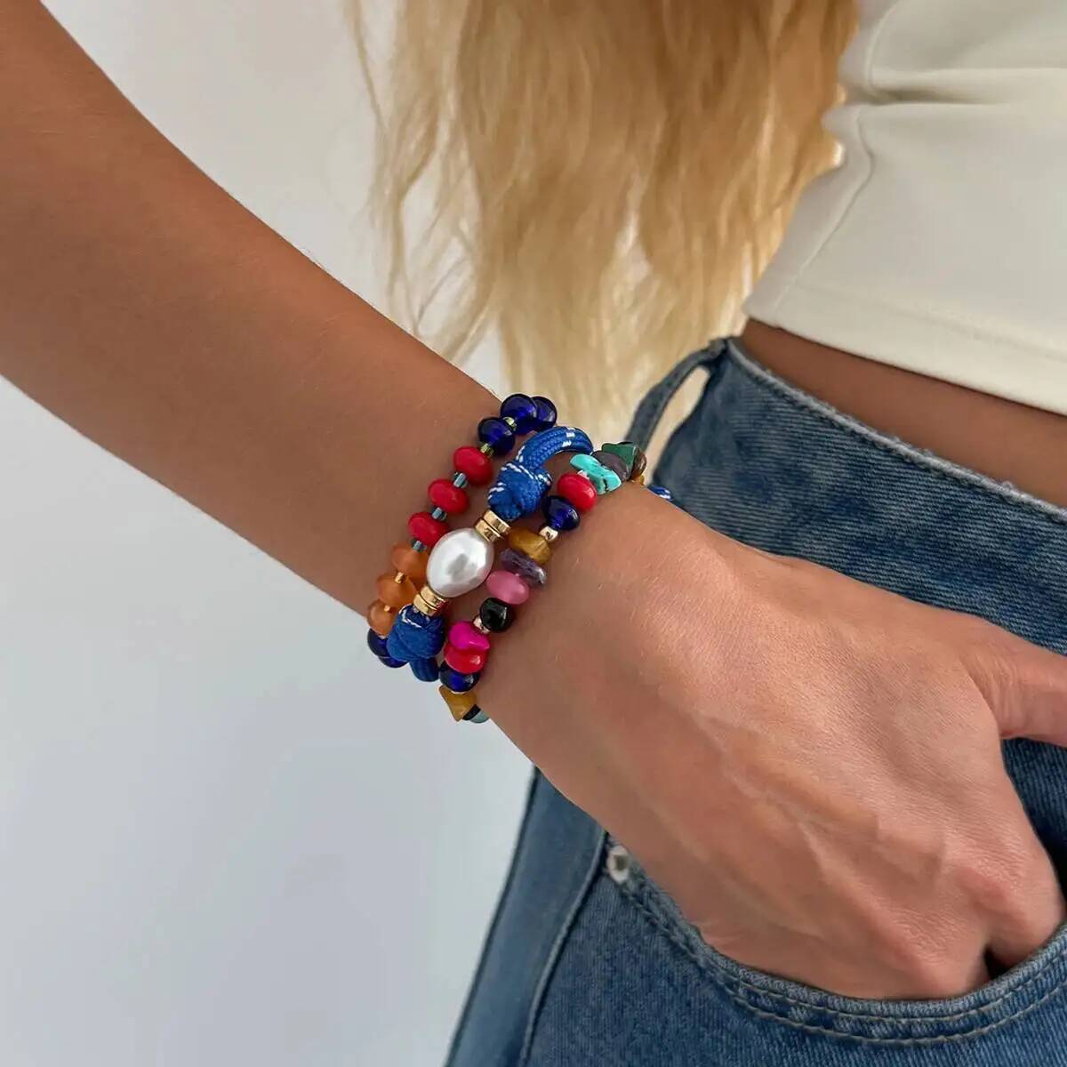 KunJoe 3Pcs/Set Colorful Multi - огляд і ціна Resin Art Watch