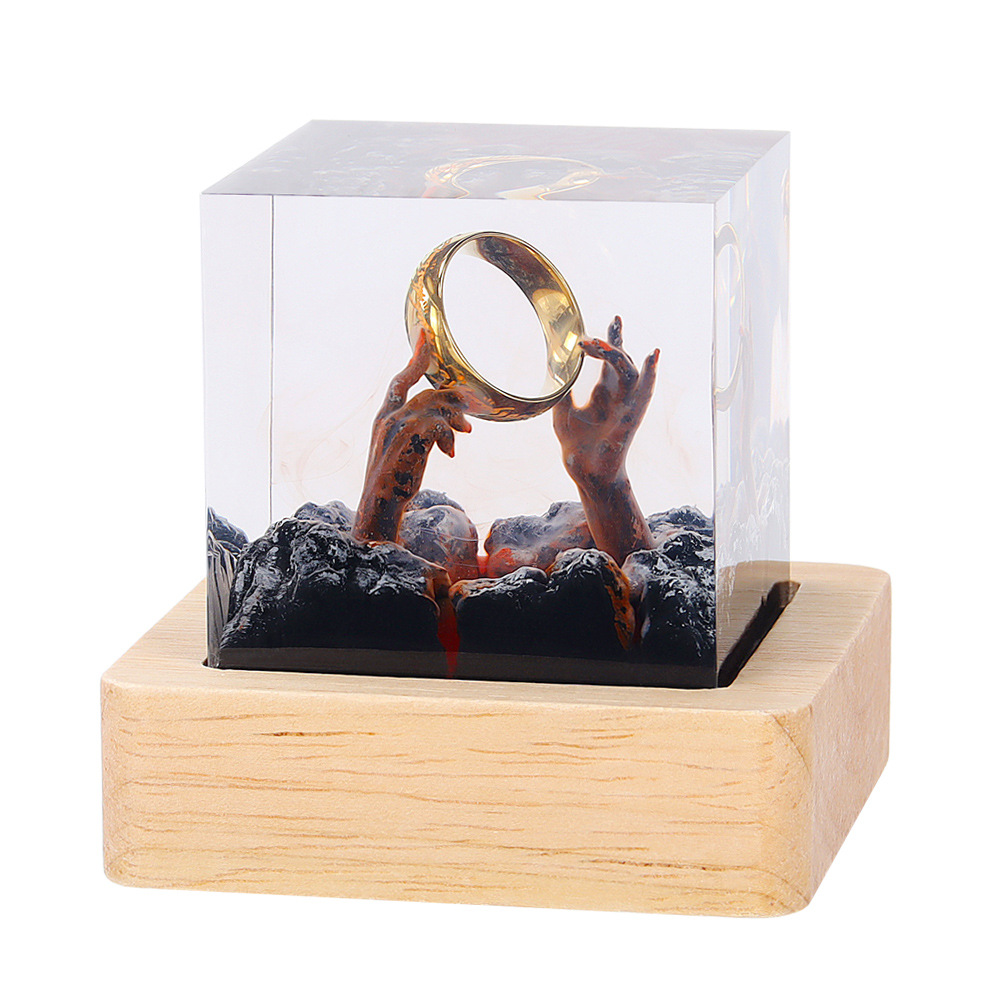 Demon Realm Organism Resin Tab - огляд і ціна Resin Art Ring