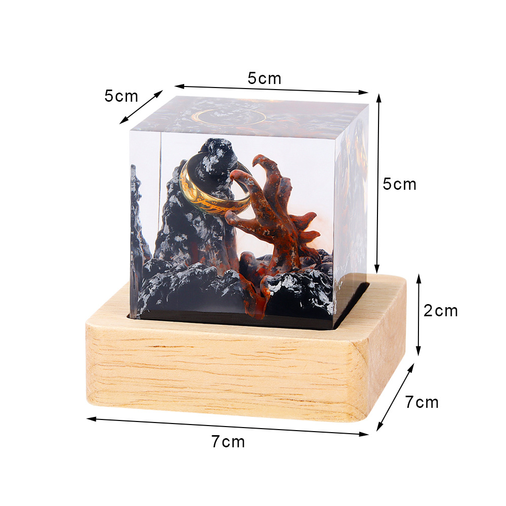 Demon Realm Organism Resin Tab - огляд і ціна Resin Art Ring
