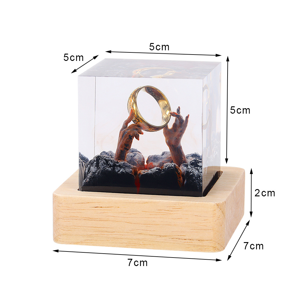 Demon Realm Organism Resin Tab - огляд і ціна Resin Art Ring