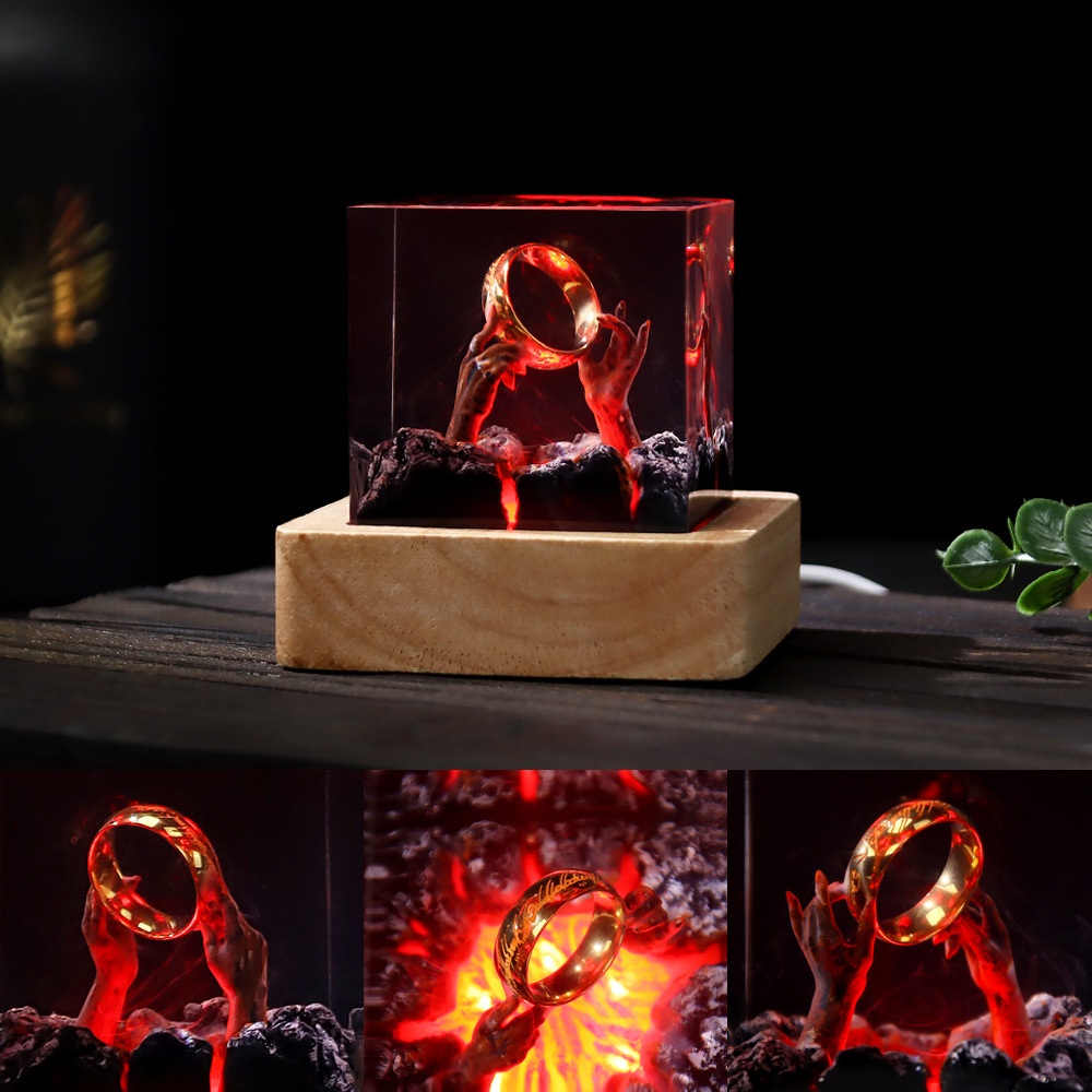 Demon Realm Organism Resin Tab - огляд і ціна Resin Art Ring