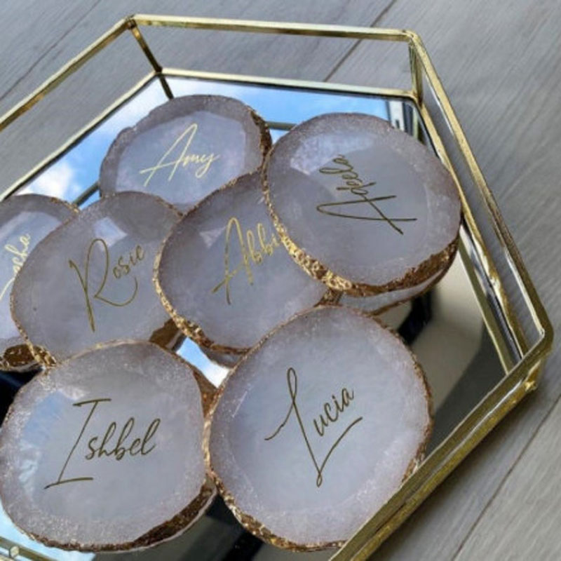 Personalised Resin Style Agate - огляд і ціна Resin Art Alphabet